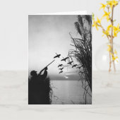 Carte Chasse au canard (Fleur jaune)