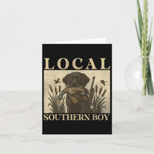 Carte Chasse au canard pour garçon du sud local Black La