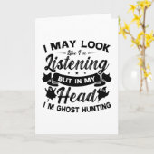 Carte Chasse au fantôme Dans ma tête Je suis Chasse au f (Fleur jaune)