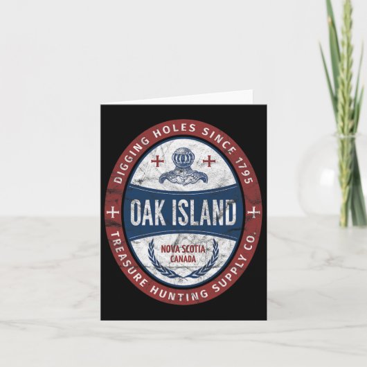 Carte Chasse au trésor de l'île de chêne Chevalier Templ (Devant)