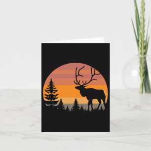Carte Chasse au wapiti - Chasseur de wapitis Elkaholic -