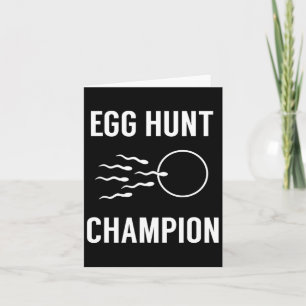 Carte Chasse aux oeufs Champion Amusement Papa Pâques Gr