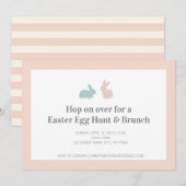 Carte Chasse aux oeufs de Pâques et brunch (Devant / Derrière)