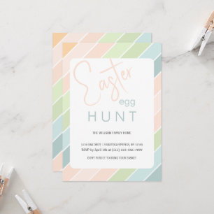 Carte Chasse aux oeufs de Pâques Fête de crème glacée cr