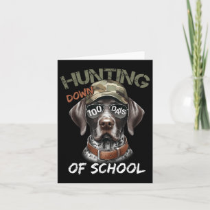 Carte Chasse De Buck 100 Jours De Chien D'École 100E Jou