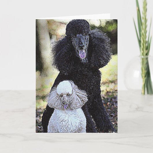 Carte Chasse et ami (Devant)