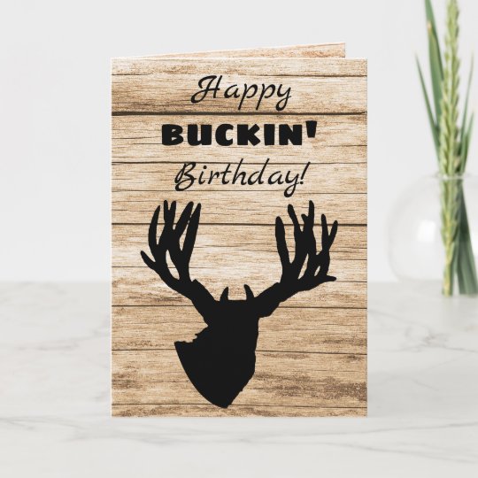 Carte Chasse Heureuse D Anniversaire De Buckin Zazzle Be