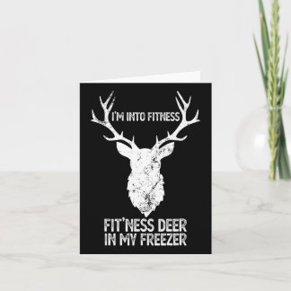 Carte Chasse Je suis dans la condition physique Cerf dan