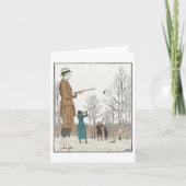 Carte Chasse vintage (Devant)