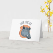 Carte Chasseur de sangliers (Fleur jaune)