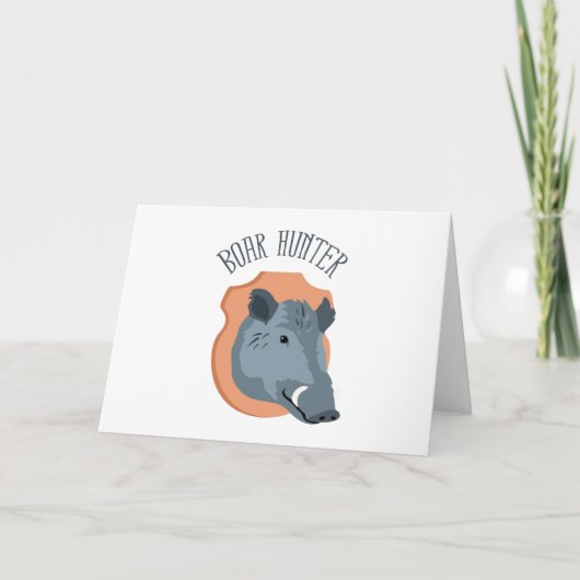 Carte Chasseur de sangliers (Devant)