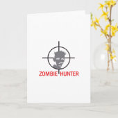 CARTE CHASSEUR DE ZOMBI (Fleur jaune)