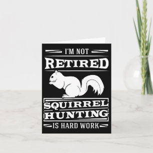 Carte Chasseur d'écureuils Marmottes Chasse de fusils Ch