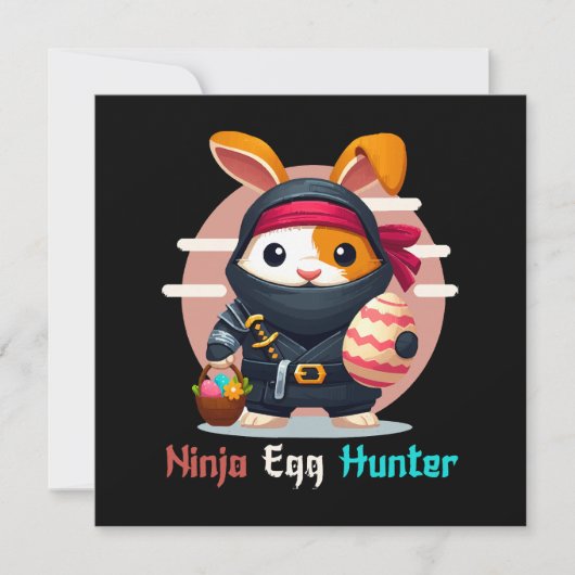 Carte Chasseur d'oeufs ninja (Devant)