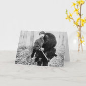 Carte Chasseur d'ours, 1909 (Fleur jaune)