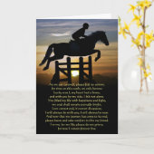 Carte Chasseur Jumper Éviter la sympathie du cheval (Fleur jaune)