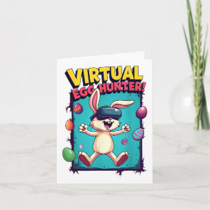 Carte Chasseur virtuel d'oeufs - Amusant lapin de joueur