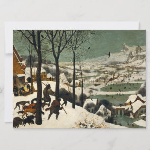 Carte Chasseurs dans la neige (par Pieter Bruegel l'Anci