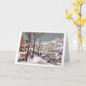 Carte Chasseurs dans la neige, Pieter Bruegel l'Ancien (Fleur jaune)