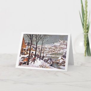 Carte Chasseurs dans la neige, Pieter Bruegel l'Ancien