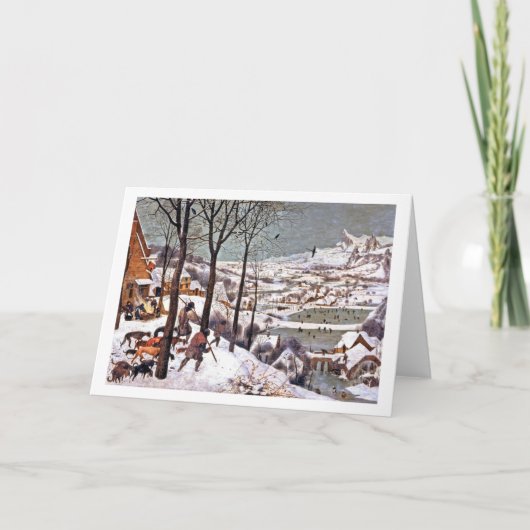 Carte Chasseurs dans la neige, Pieter Bruegel l'Ancien (Devant)