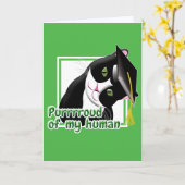 Carte Chat (Fleur jaune)
