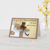 Carte Chat (Fleur jaune)