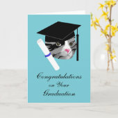 Carte Chat (Fleur jaune)