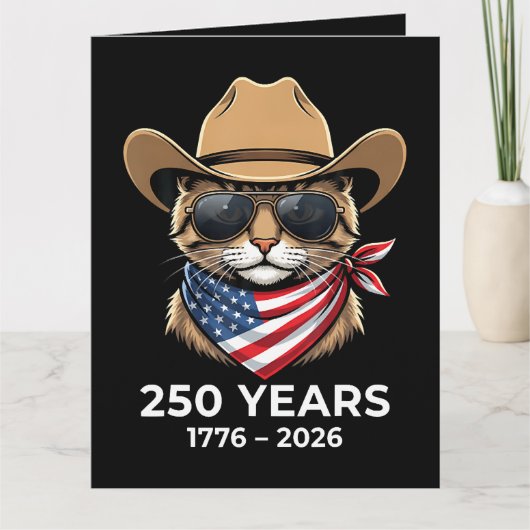 Carte Chat 4 juillet (Devant)