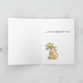 Carte Chat à la bandaid (Intérieur)