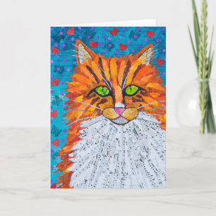 Carte Chat à la marmelade