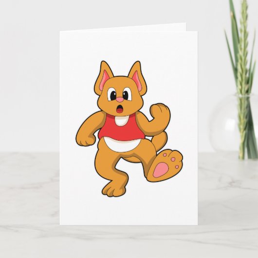 Carte Chat à l'exécution (Devant)