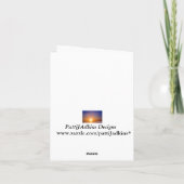 Carte Chat Ange Noël (Dos)