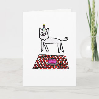 Carte Chat Anniversaire