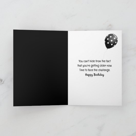 Carte Chat Anniversaire Se Cache Dans L'Ombre (Intérieur)