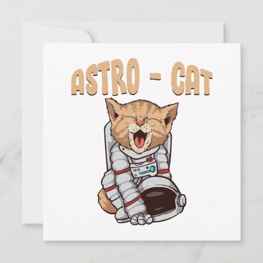Carte Chat Astro (Devant)