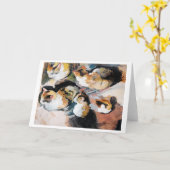 Carte Chat, August Macke (Fleur jaune)