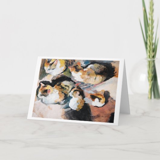 Carte Chat, August Macke (Devant)