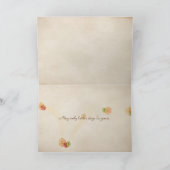 Carte chat automne avec fenêtre pour ami (Intérieur)