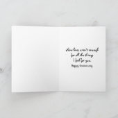 Carte Chat avec collier de perles Anniversaire (Intérieur)