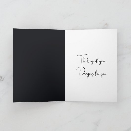 Carte Chat Avec Crescent Moon Penser De Vous (Intérieur)