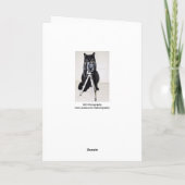 Carte Chat avec la caméra (Dos)