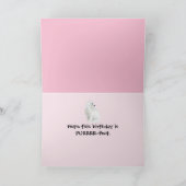 Carte Chat Blanc Anniversaire Avec Rubans (Intérieur)