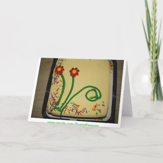 Carte Chat blanc : Feu Anniversaire (Dos)