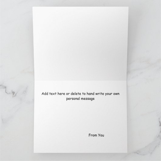 Carte Chat boîte à jouets de Noël (Intérieur)