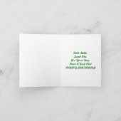 Carte Chat, bonbon un, anniversaire (Intérieur)