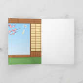 Carte Chat Calico Lucky Japonais, Maneki Neko, Bonne cha (Intérieur)