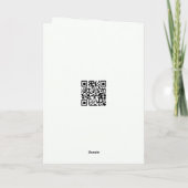 Carte Chat calicot avec bouquet de pensées (Dos)