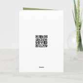 Carte Chat calicot d'anniversaire sur un tabouret de ser (Dos)