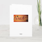 Carte Chat Chasseur de serpent (Dos)